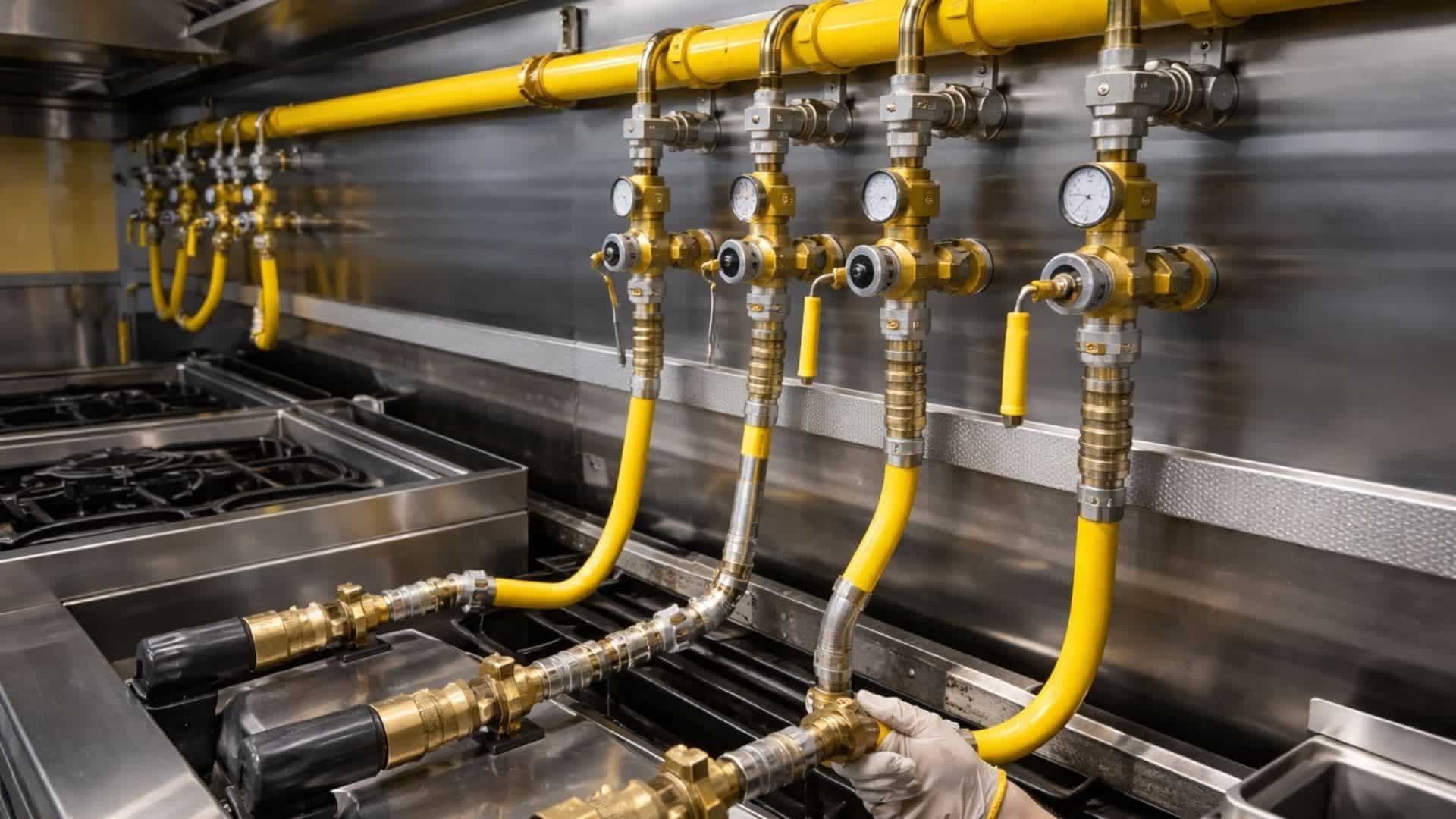 endüstriyel mutfak gaz tesisatı