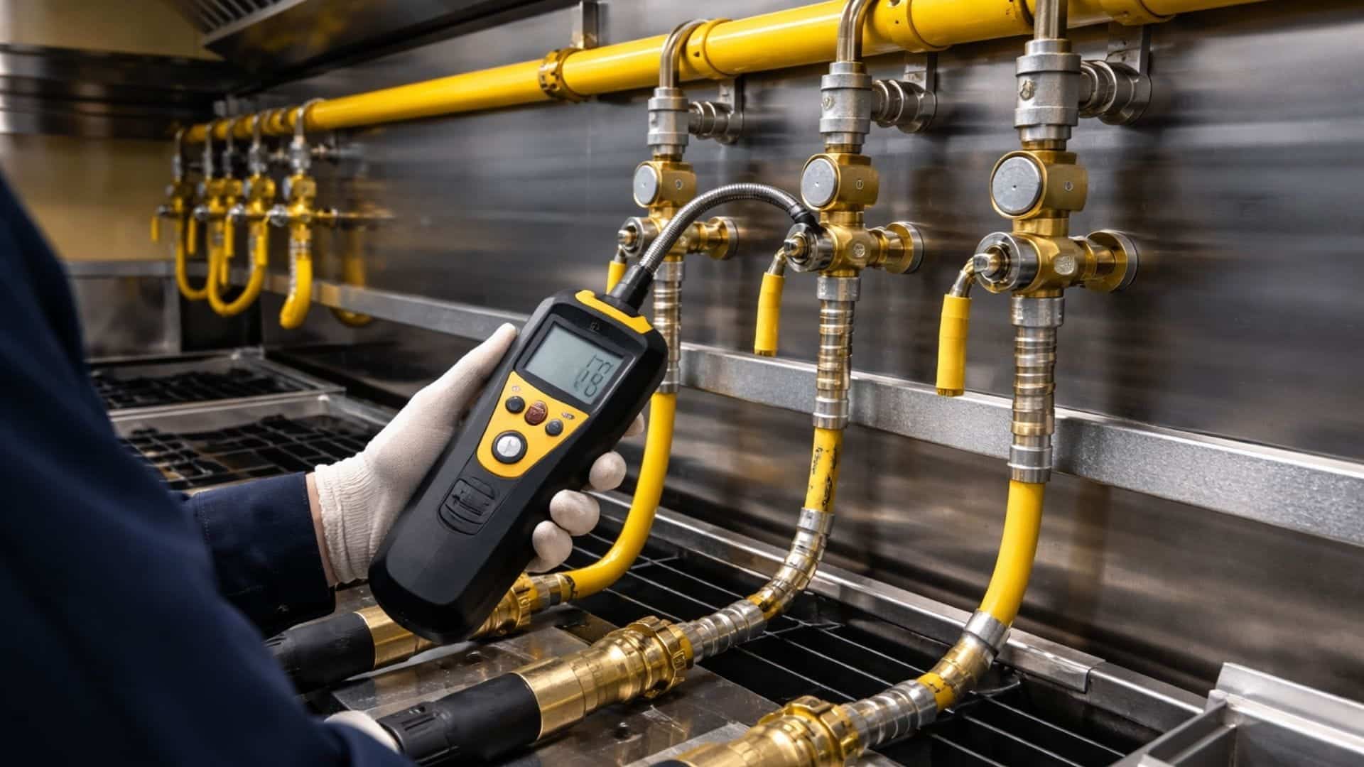 endüstriyel mutfak gaz tesisatı güvenliği